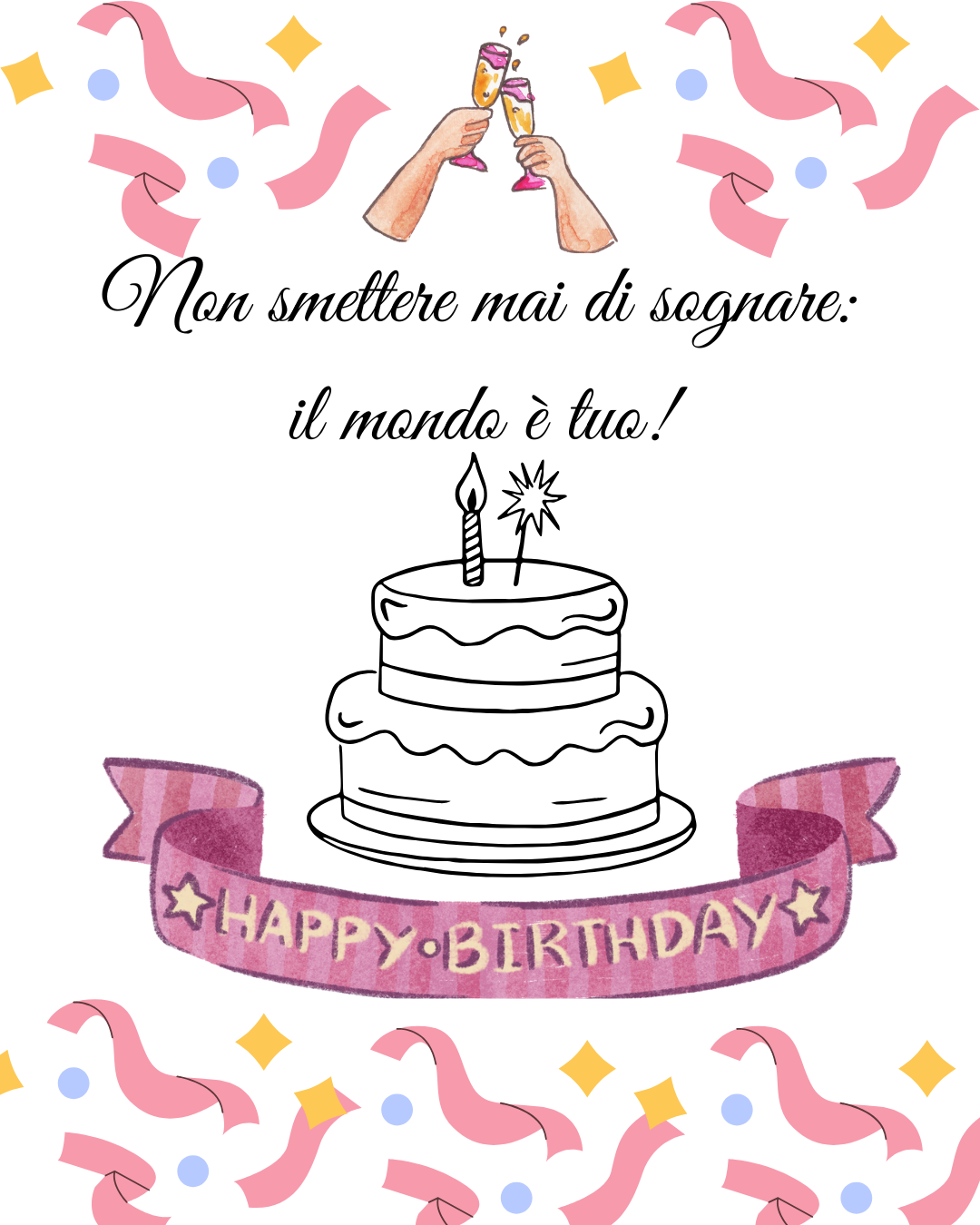 Bundle 10 Biglietti di auguri compleanno