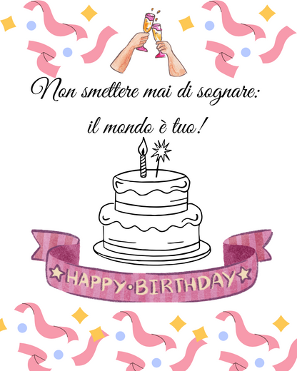 Bundle 10 Biglietti di auguri compleanno